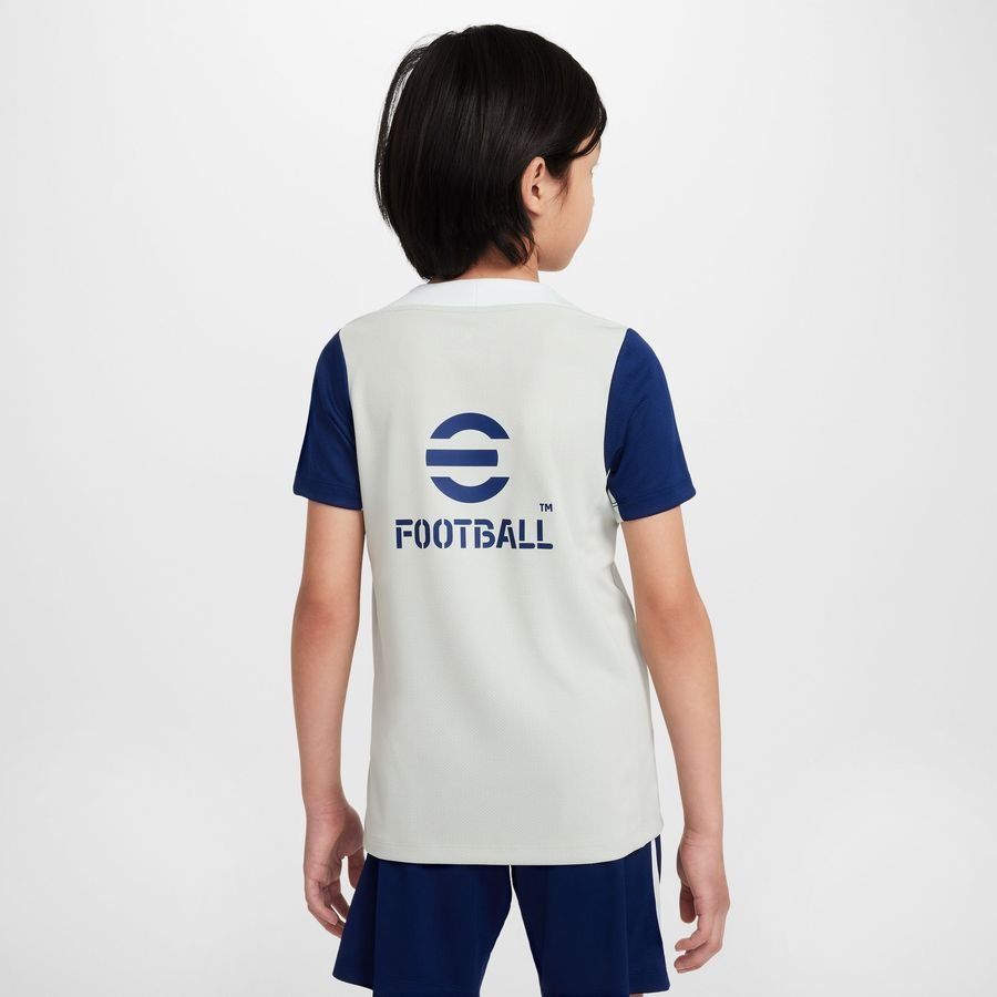 Inter Training T-Shirt Dri-FIT Strike - Grey Haze/Blue Void/Ghost Aqua Kids-SoccerKits Hub | Buy Soccer Jerseys Online