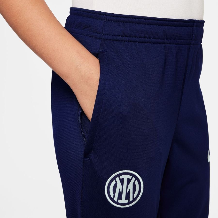 Inter Training Trousers Dri-FIT Strike - Blue Void/Ghost Aqua Kids-SoccerKits Hub | Buy Soccer Jerseys Online