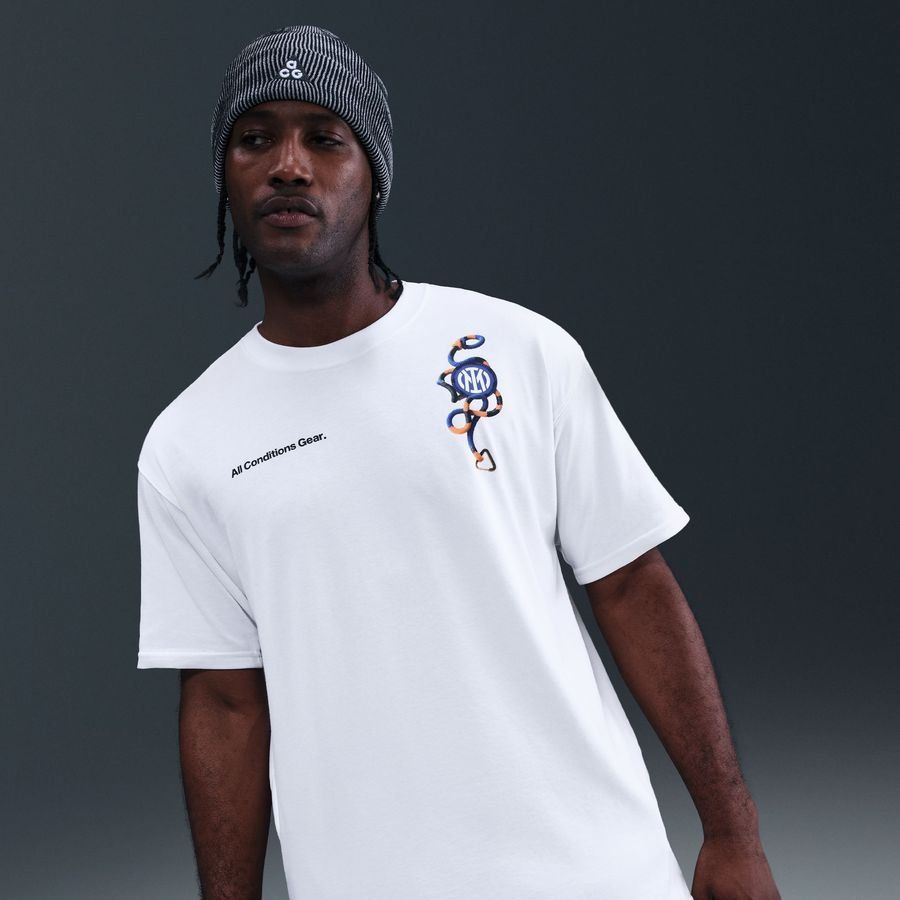 Inter X ACG T-Shirt 4th - White - Men's-SoccerKits Hub | Buy Soccer Jerseys Online