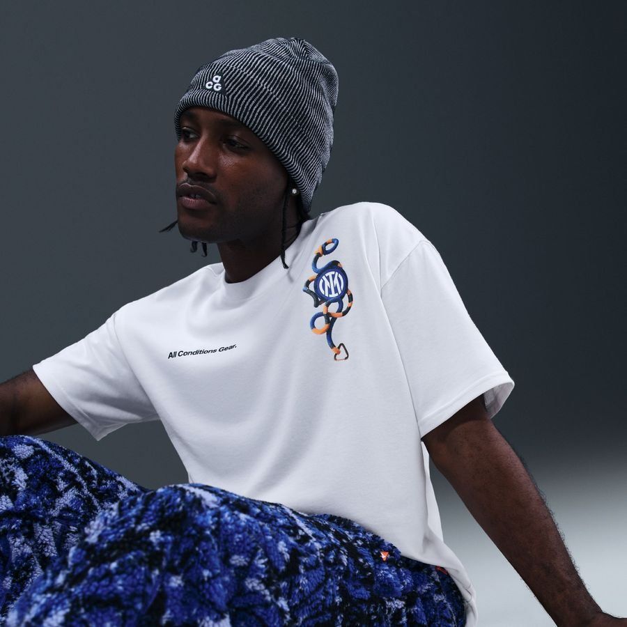 Inter X ACG T-Shirt 4th - White - Men's-SoccerKits Hub | Buy Soccer Jerseys Online