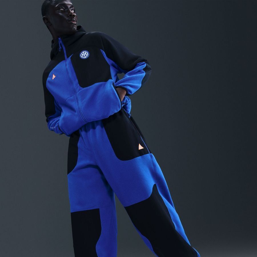 Inter X ACG Training Trousers Wolf Tree Plus 4th - Hyper Blue/Black/Safety Orange/White - Men's-SoccerKits Hub | Buy Soccer Jerseys Online