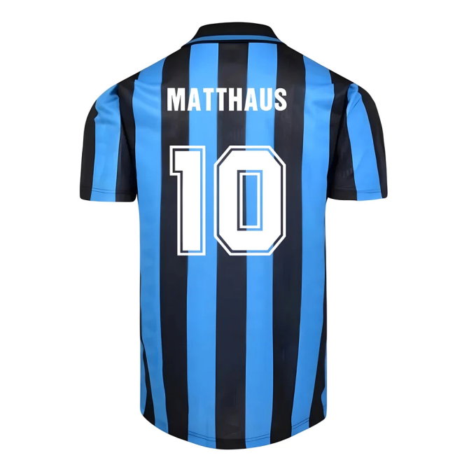 Internazionale 1992 Home Shirt (Matthaus 10)-SoccerKits Hub | Buy Soccer Jerseys Online