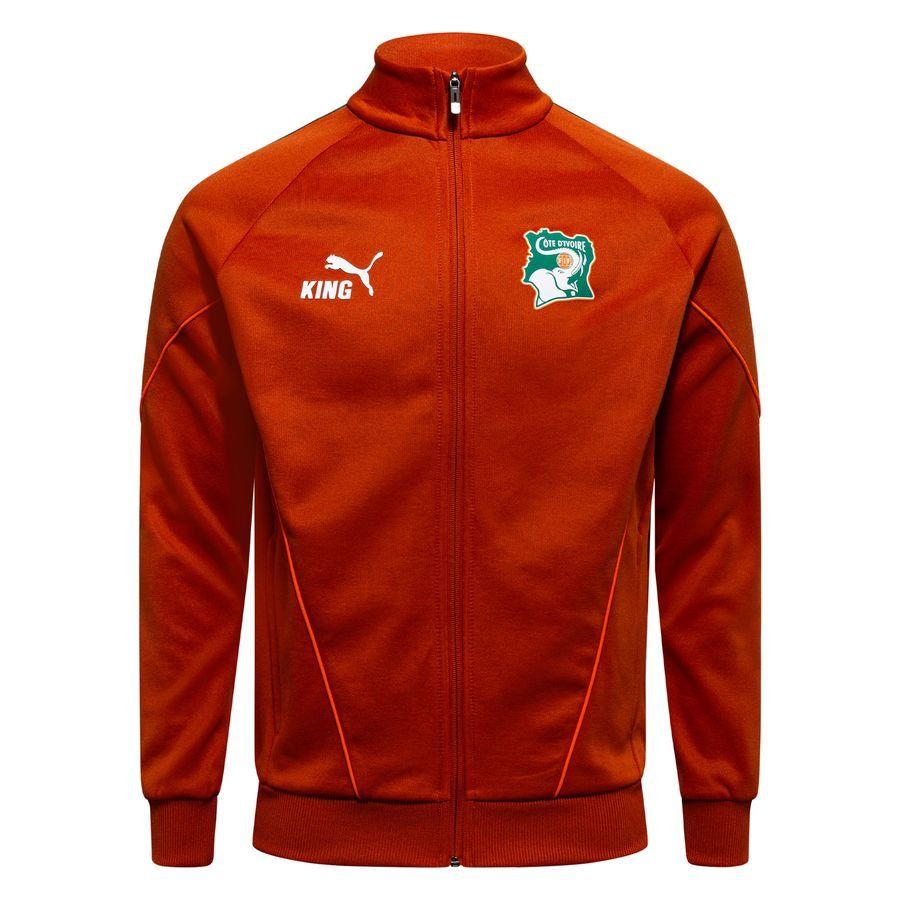 Ivory Coast Track Jacket King Anthem World Cup 2026 - For All Time Red/PUMA White - Men's-SoccerKits Hub | Buy Soccer Jerseys Online