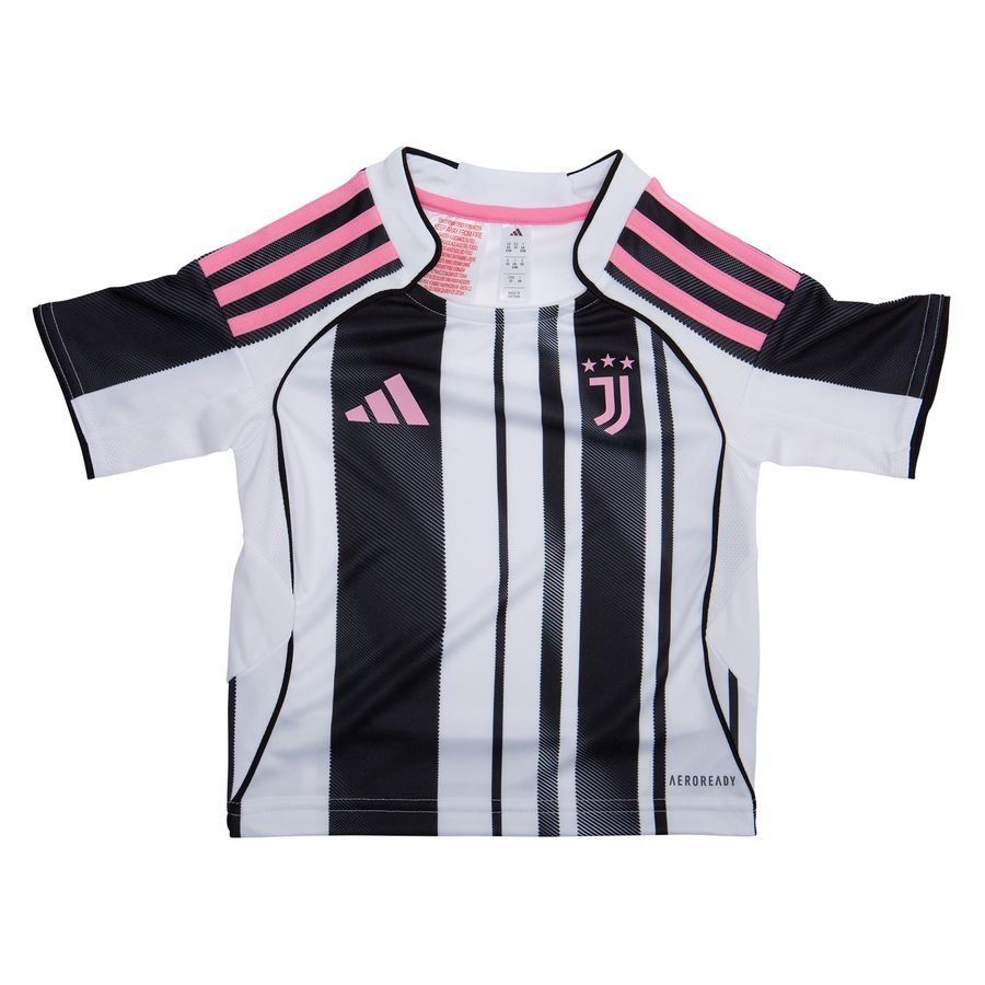 Juventus Home Shirt 2025/26 Mini-Kit Kids-SoccerKits Hub | Buy Soccer Jerseys Online