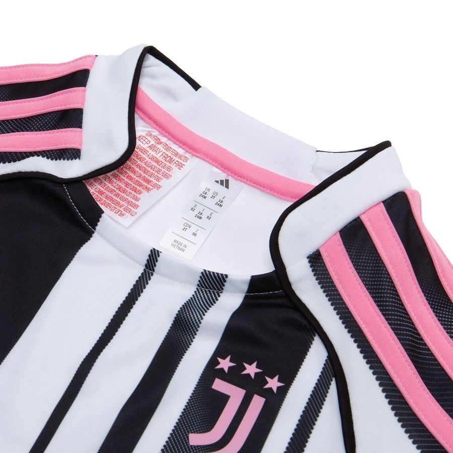 Juventus Home Shirt 2025/26 Mini-Kit Kids-SoccerKits Hub | Buy Soccer Jerseys Online