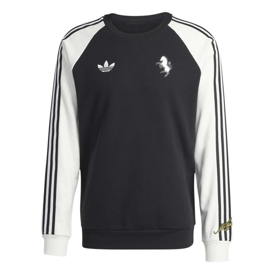 Juventus Sweatshirt Crew OG - Black/White - Men's-SoccerKits Hub | Buy Soccer Jerseys Online