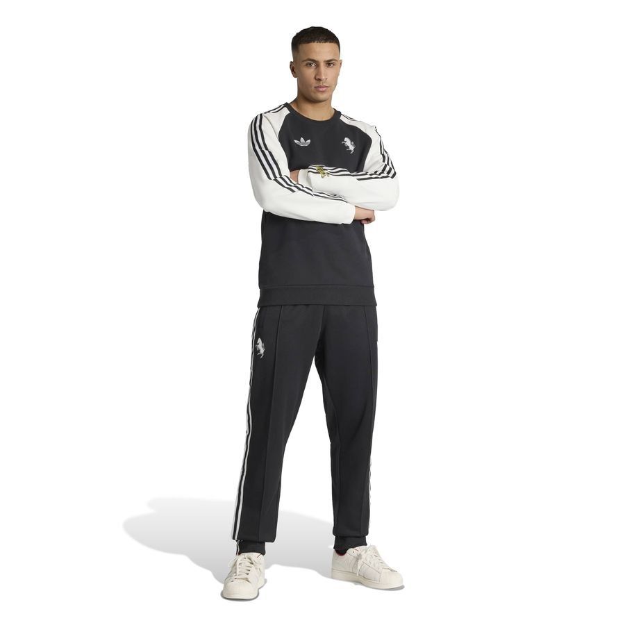 Juventus Sweatshirt Crew OG - Black/White - Men's-SoccerKits Hub | Buy Soccer Jerseys Online