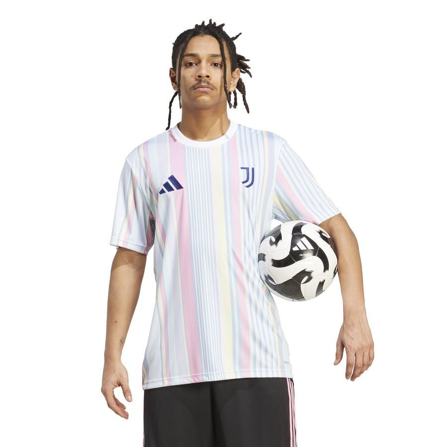 Juventus Training T-Shirt Pre Match - White - Men's-SoccerKits Hub | Buy Soccer Jerseys Online