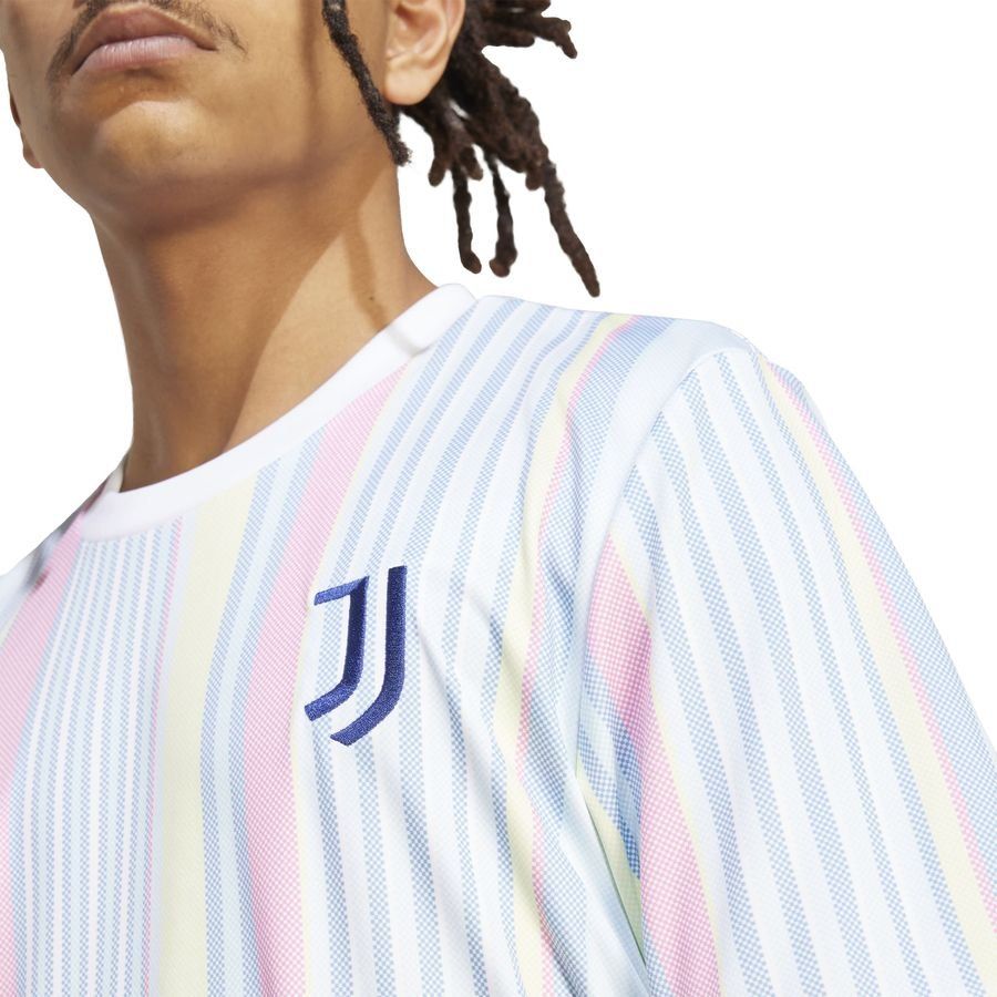 Juventus Training T-Shirt Pre Match - White - Men's-SoccerKits Hub | Buy Soccer Jerseys Online