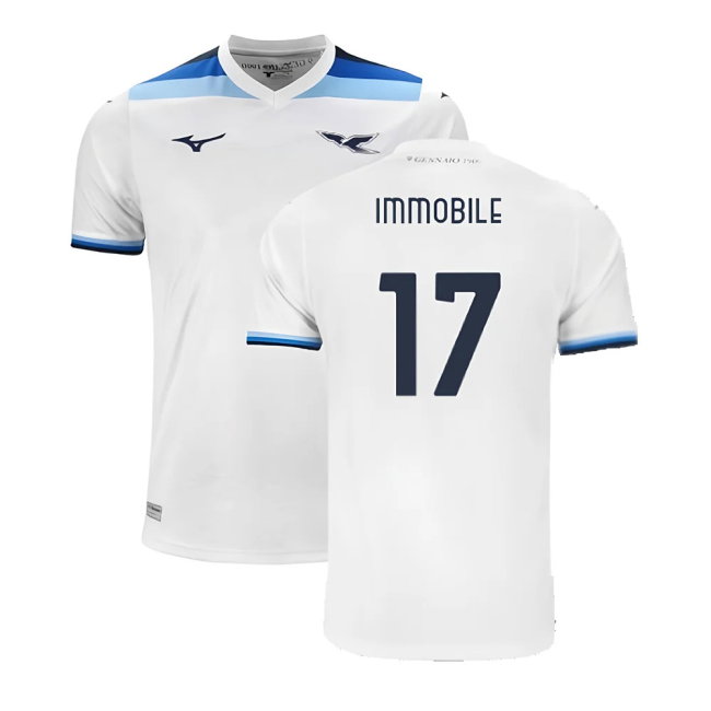 Lazio 125th Anniversary Home Shirt (Immobile 17)-SoccerKits Hub | Buy Soccer Jerseys Online