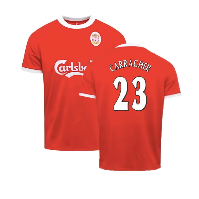 Liverpool 1998-2000 Home Shirt (Carragher 23)-SoccerKits Hub | Buy Soccer Jerseys Online
