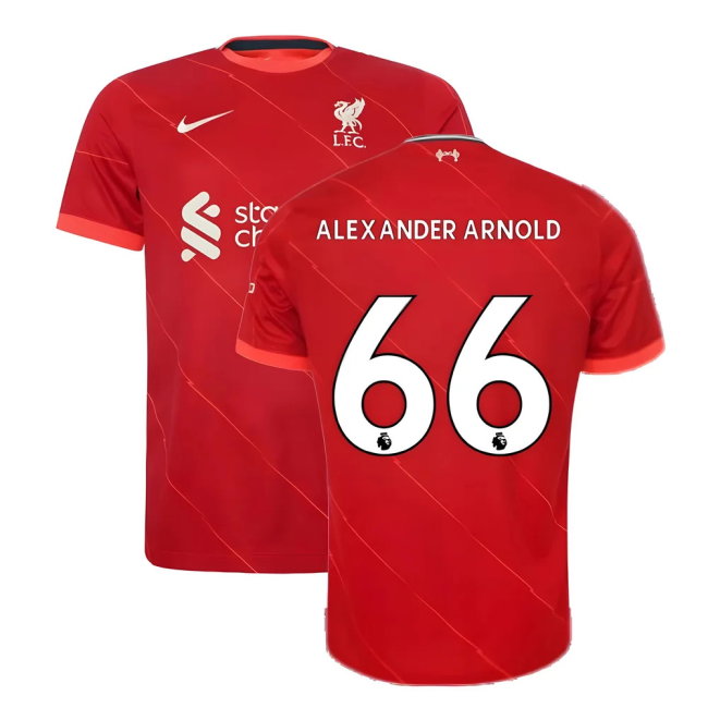 Liverpool 2021-2022 Home Shirt (ALEXANDER ARNOLD 66)-SoccerKits Hub | Buy Soccer Jerseys Online