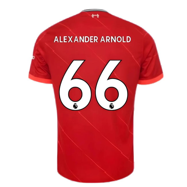 Liverpool 2021-2022 Home Shirt (ALEXANDER ARNOLD 66)-SoccerKits Hub | Buy Soccer Jerseys Online
