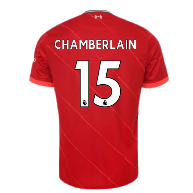 Liverpool 2021-2022 Home Shirt (CHAMBERLAIN 15)-SoccerKits Hub | Buy Soccer Jerseys Online