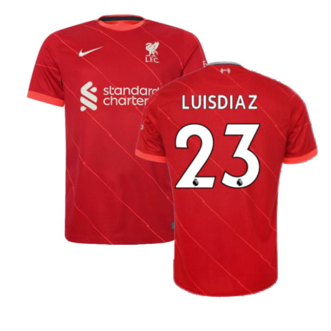 Liverpool 2021-2022 Home Shirt (LUIS DIAZ 23)-SoccerKits Hub | Buy Soccer Jerseys Online