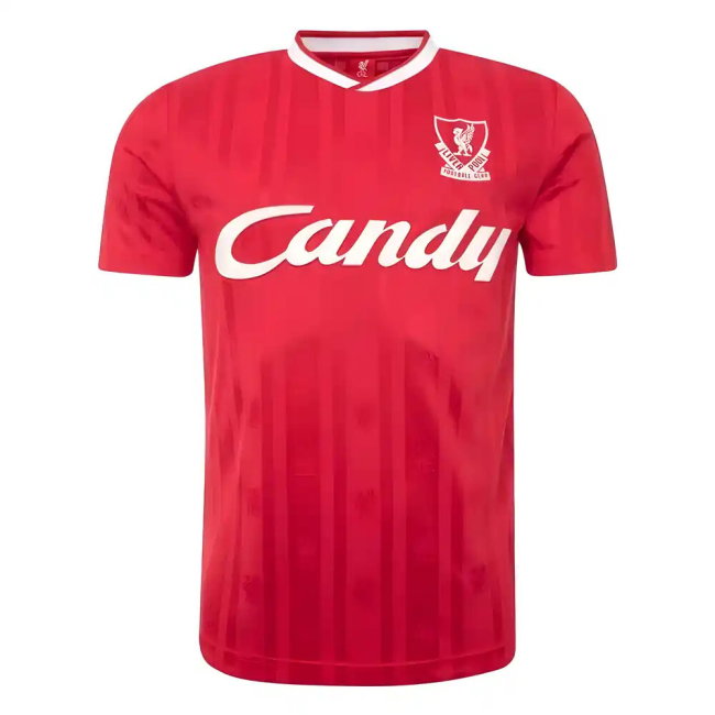 Liverpool FC 1988-89 Candy Home Shirt (RUSH 9)-SoccerKits Hub | Buy Soccer Jerseys Online