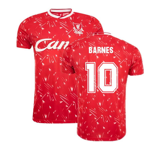 Liverpool FC 1990 Retro Football Shirt (BARNES 10)-SoccerKits Hub | Buy Soccer Jerseys Online