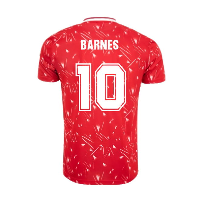 Liverpool FC 1990 Retro Football Shirt (BARNES 10)-SoccerKits Hub | Buy Soccer Jerseys Online