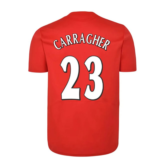Liverpool FC 2005 Champions League Final Shirt (CARRAGHER 23)-SoccerKits Hub | Buy Soccer Jerseys Online