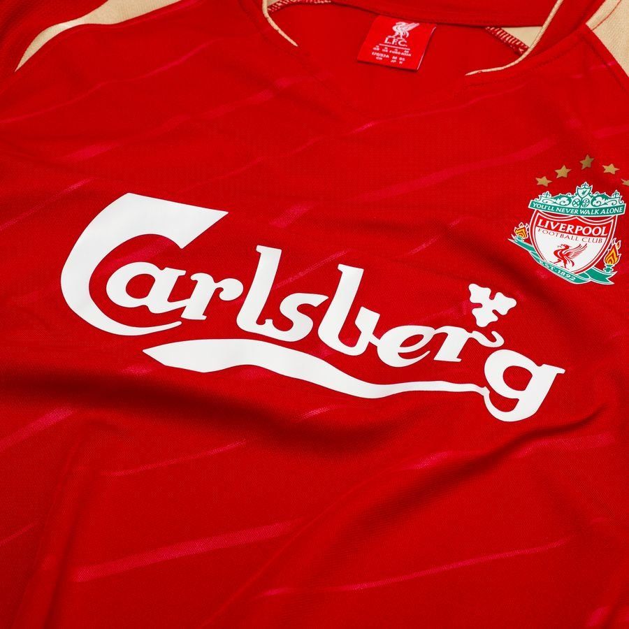 Liverpool Home Shirt Europe 2005/06 - Men's-SoccerKits Hub | Buy Soccer Jerseys Online