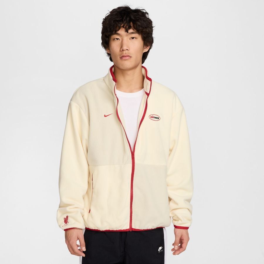 Liverpool Jacket Club+ - Coconut Milk/Light Khaki/Gym Red - Men's-SoccerKits Hub | Buy Soccer Jerseys Online