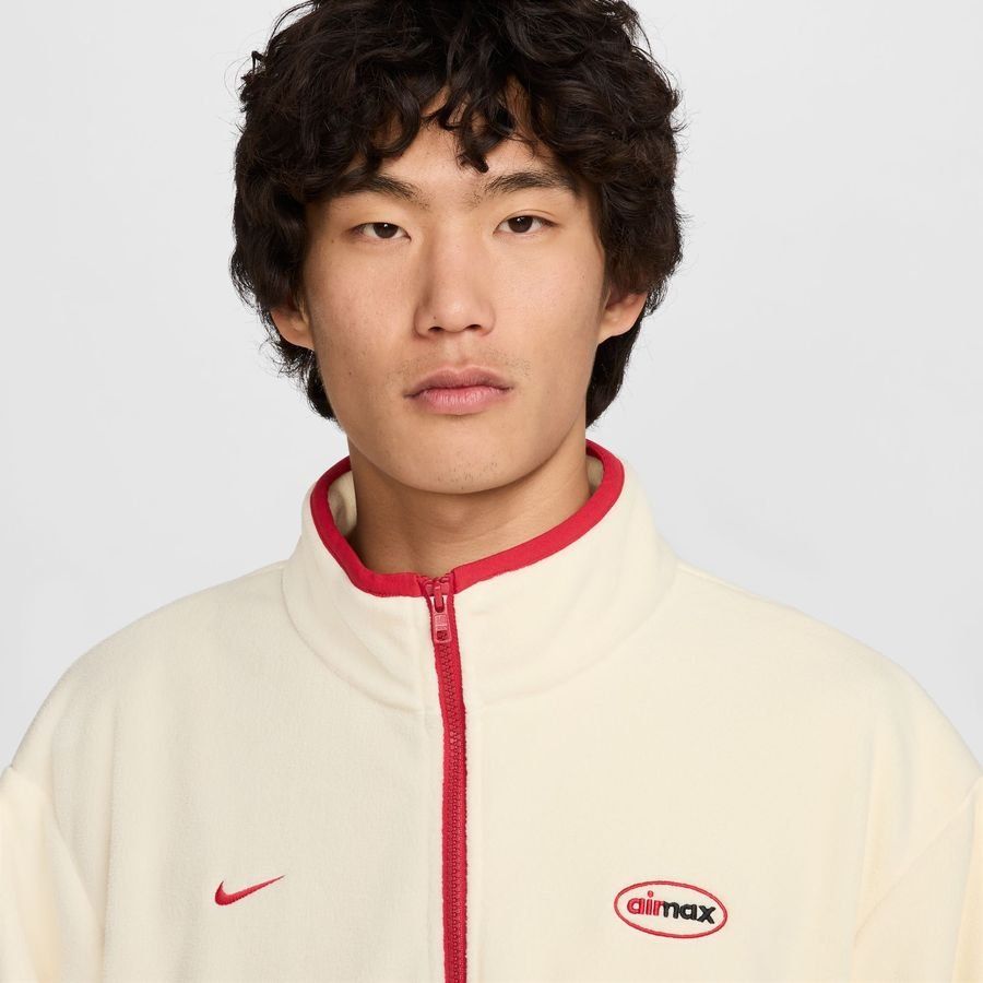 Liverpool Jacket Club+ - Coconut Milk/Light Khaki/Gym Red - Men's-SoccerKits Hub | Buy Soccer Jerseys Online