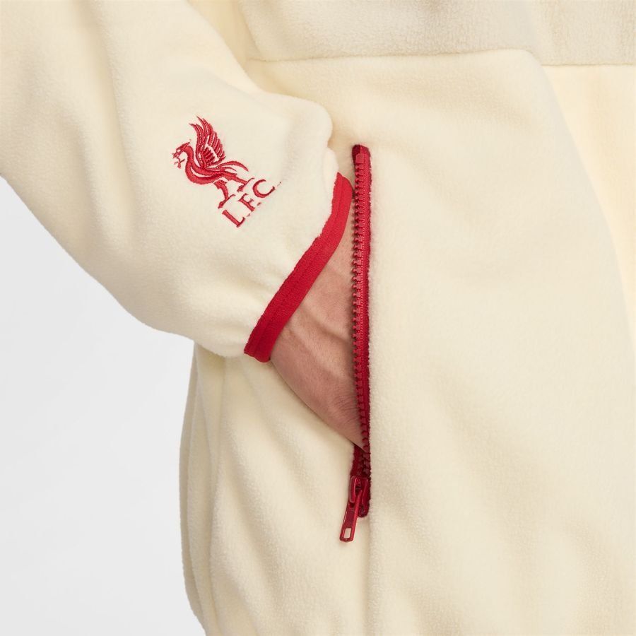 Liverpool Jacket Club+ - Coconut Milk/Light Khaki/Gym Red - Men's-SoccerKits Hub | Buy Soccer Jerseys Online