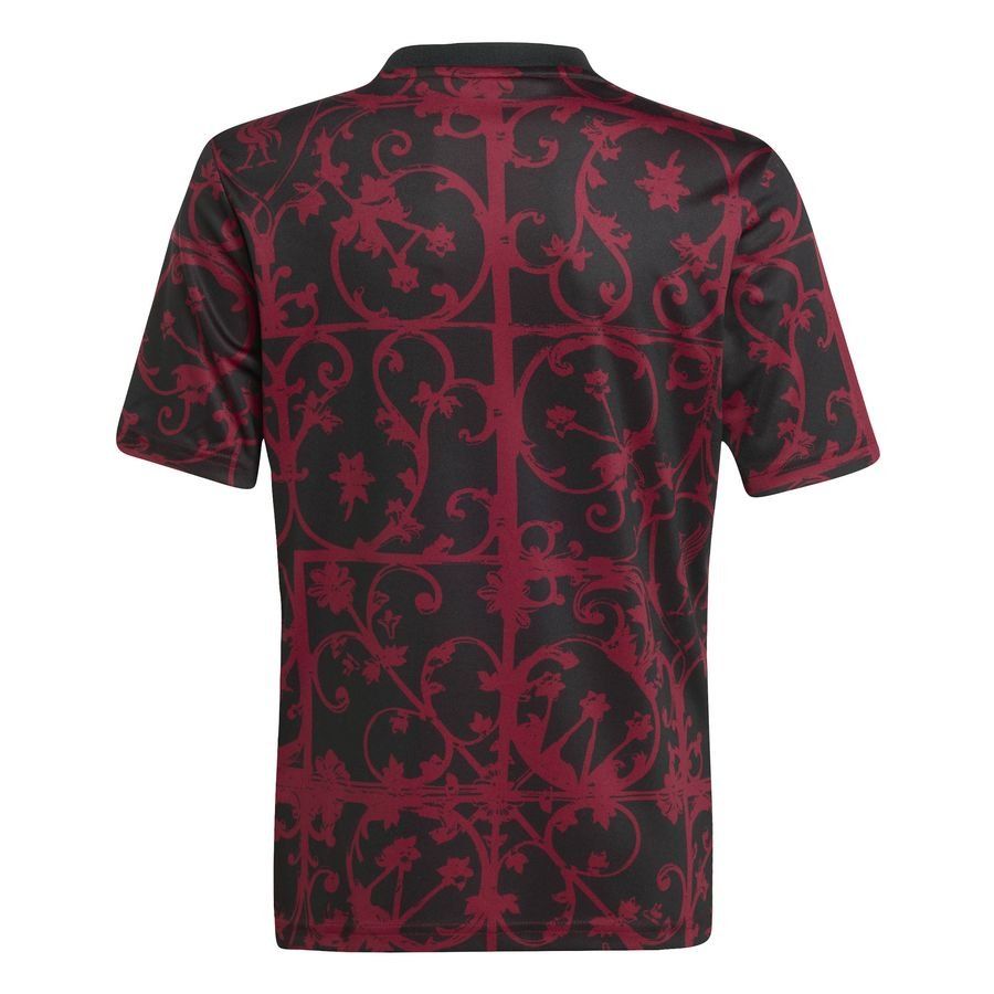 Liverpool Training T-Shirt Pre Match - Black/Pure Ruby Kids-SoccerKits Hub | Buy Soccer Jerseys Online