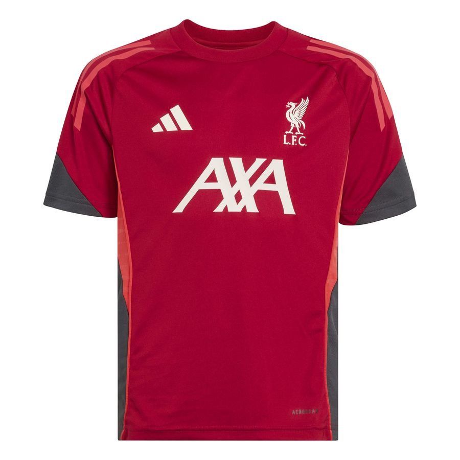 Liverpool Training T-Shirt Tiro 25 - Strawberry Red Kids-SoccerKits Hub | Buy Soccer Jerseys Online