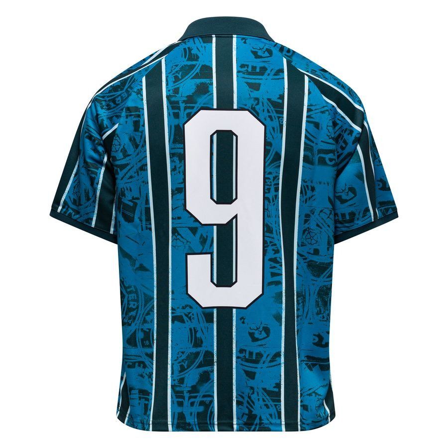 MCFC KING Retro Jersey Tropical Blue-Deep Navy - Men's-SoccerKits Hub | Buy Soccer Jerseys Online