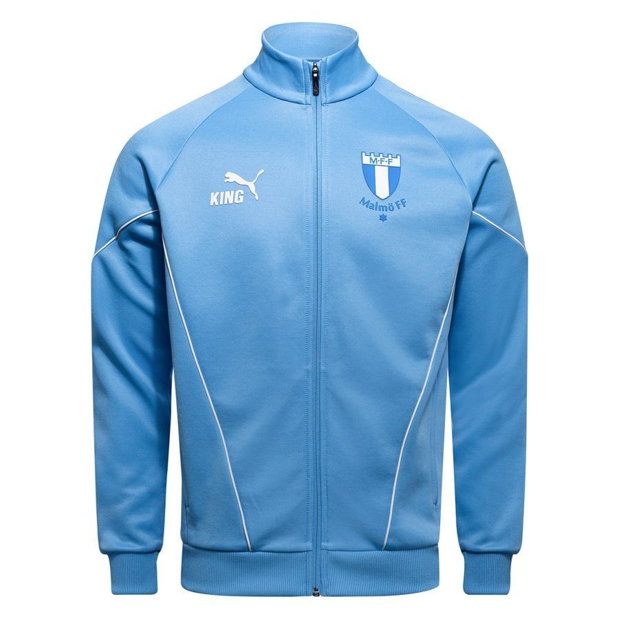 Malmö FF Track Jacket King Anthem - Team Light Blue/PUMA White - Men's-SoccerKits Hub | Buy Soccer Jerseys Online
