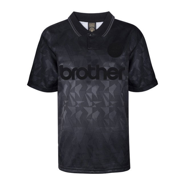 Man City 1990 Blackout Retro Shirt (KOMPANY 4)-SoccerKits Hub | Buy Soccer Jerseys Online