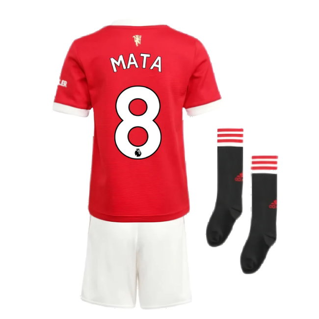 Man Utd 2021-2022 Home Mini Kit (MATA 8)-SoccerKits Hub | Buy Soccer Jerseys Online