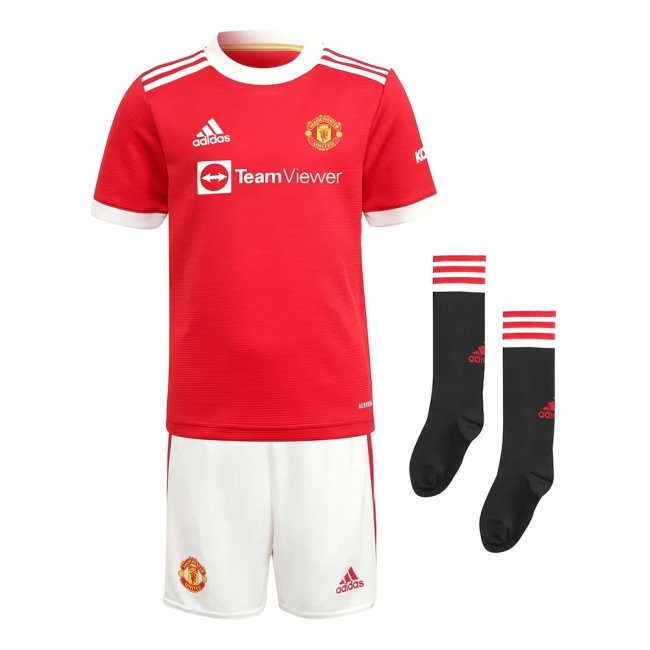 Man Utd 2021-2022 Home Mini Kit (MATA 8)-SoccerKits Hub | Buy Soccer Jerseys Online