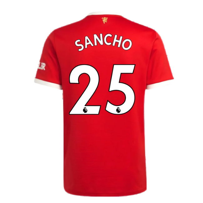 Man Utd 2021-2022 Home Shirt (SANCHO 25)-SoccerKits Hub | Buy Soccer Jerseys Online