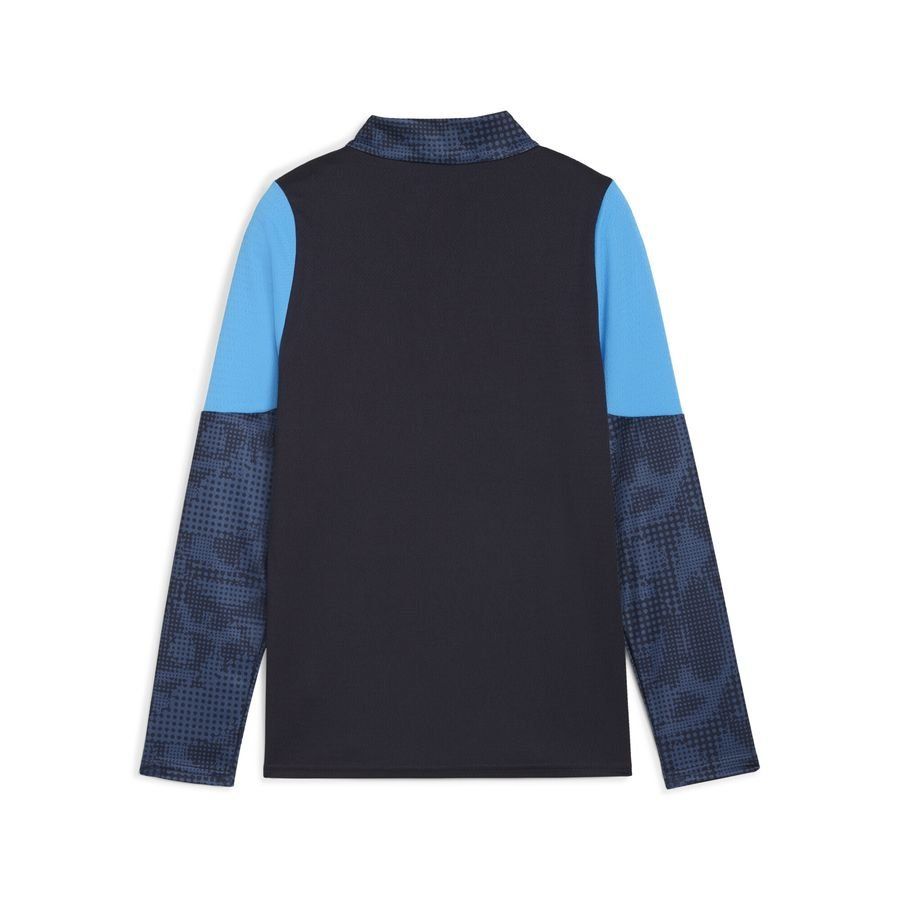 Marseille Training Shirt 1/4 Zip - New Navy/Bleu Azur Kids-SoccerKits Hub | Buy Soccer Jerseys Online