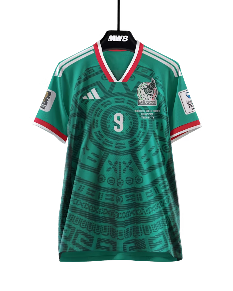 Mexico 2026 Home Jersey Raul #9 | Mexico Home Shorts & Soccer Kit