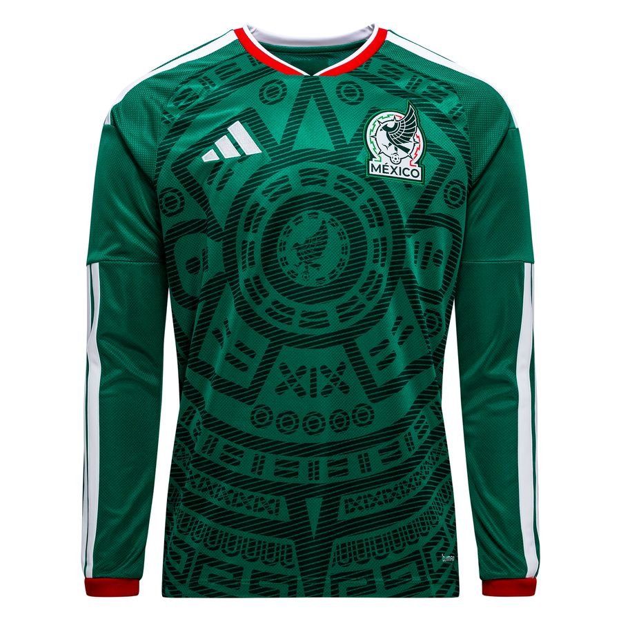 Mexico Home Shirt World Cup 2026 Long Sleeves - Men's-SoccerKits Hub | Buy Soccer Jerseys Online