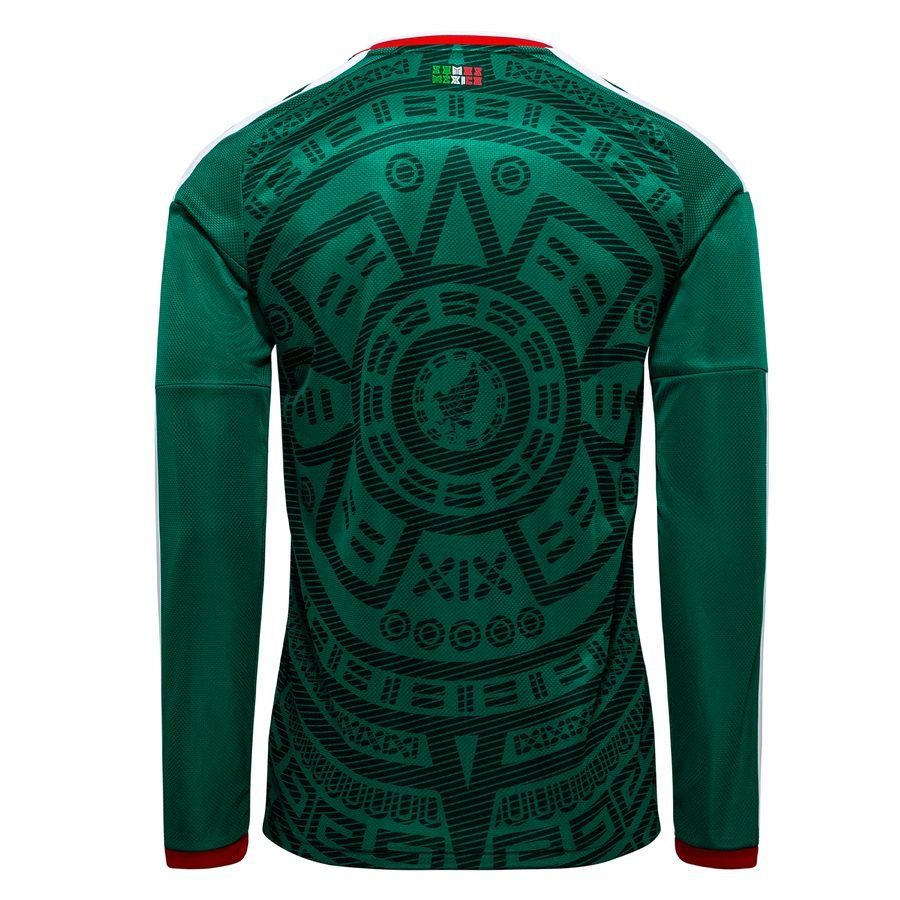 Mexico Home Shirt World Cup 2026 Long Sleeves - Men's-SoccerKits Hub | Buy Soccer Jerseys Online