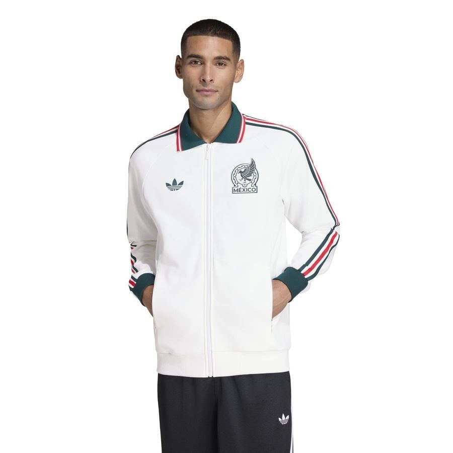 Mexico Jacket Anthem Away OG World Cup 2026 - White - Men's-SoccerKits Hub | Buy Soccer Jerseys Online