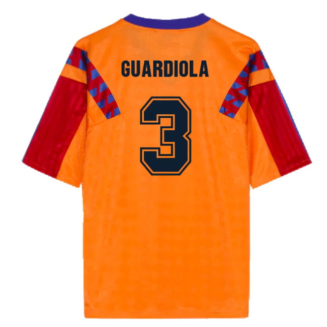 Meyba 1992 Barcelona Reissue Away Shirt (Guardiola 3)-SoccerKits Hub | Buy Soccer Jerseys Online