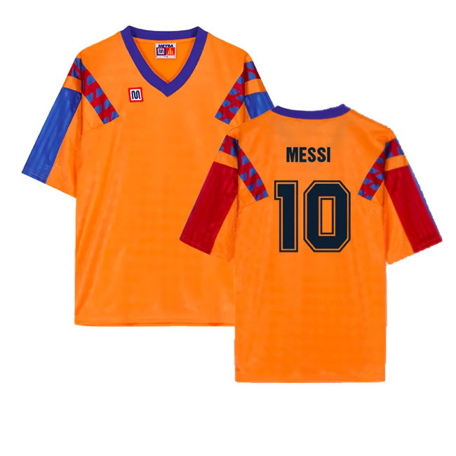 Meyba 1992 Barcelona Reissue Away Shirt (MESSI 10)-SoccerKits Hub | Buy Soccer Jerseys Online