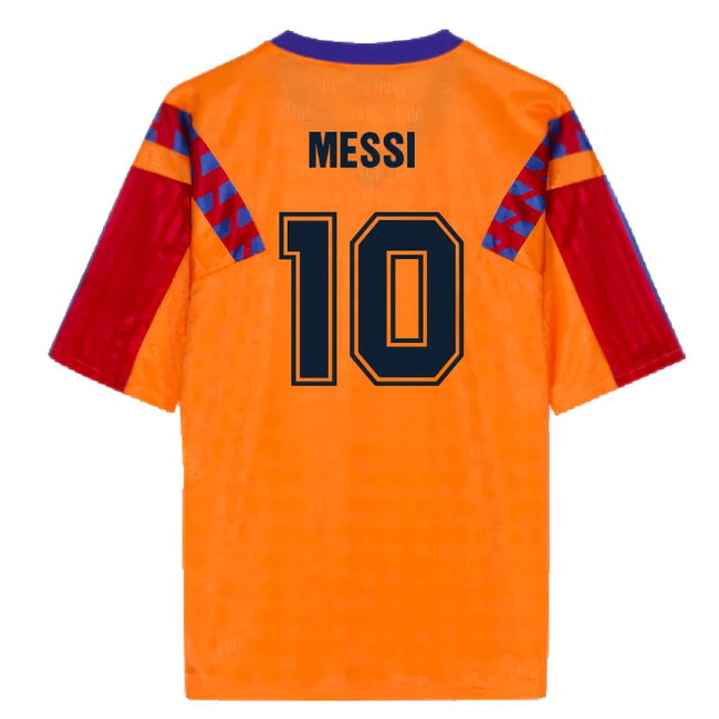 Meyba 1992 Barcelona Reissue Away Shirt (MESSI 10)-SoccerKits Hub | Buy Soccer Jerseys Online