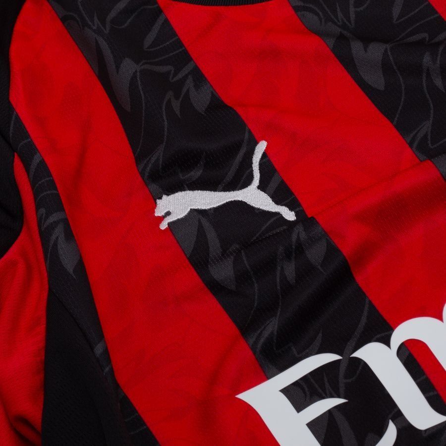 Milan Home Shirt 2025/26 Long Sleeves - Men's-SoccerKits Hub | Buy Soccer Jerseys Online