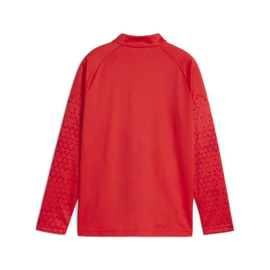 Milan Training Jacket - Red/Feather Grey Kids-SoccerKits Hub | Buy Soccer Jerseys Online