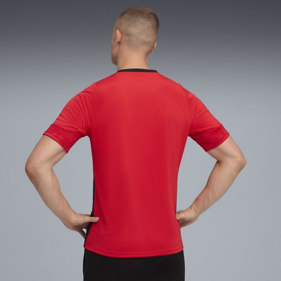 Milan Training T-Shirt - For All Time Red/PUMA Black - Men's-SoccerKits Hub | Buy Soccer Jerseys Online
