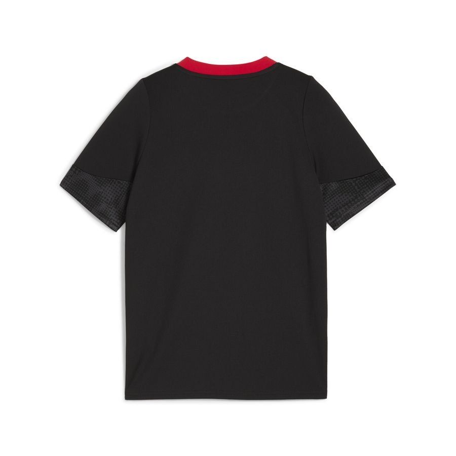 Milan Training T-Shirt - PUMA Black/For All Time Red Kids-SoccerKits Hub | Buy Soccer Jerseys Online