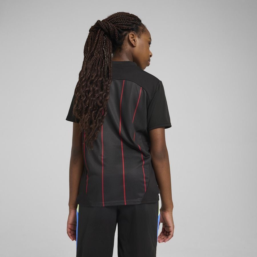 Milan Training T-Shirt Pre Match - PUMA Black/For All Time Red Kids-SoccerKits Hub | Buy Soccer Jerseys Online