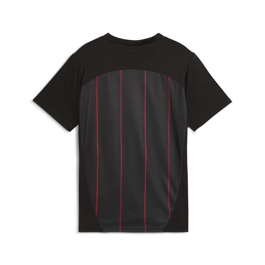Milan Training T-Shirt Pre Match - PUMA Black/For All Time Red Kids-SoccerKits Hub | Buy Soccer Jerseys Online