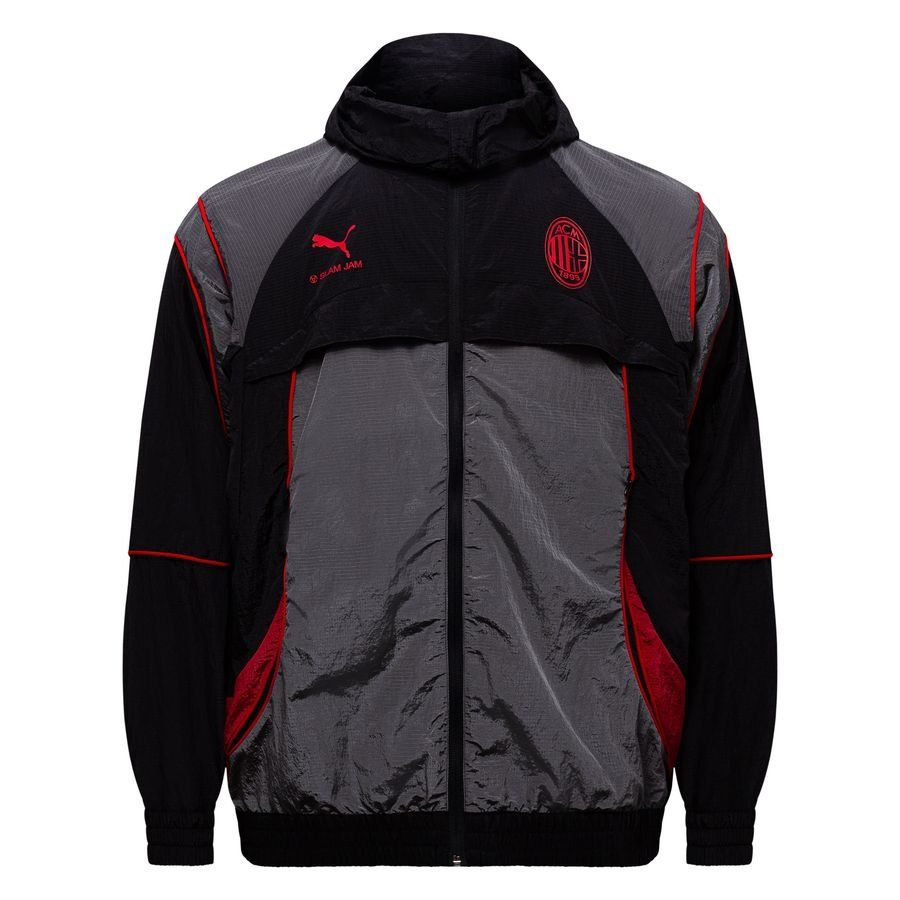 Milan X Slam Jam Jacket - Black/Grey - Men's-SoccerKits Hub | Buy Soccer Jerseys Online